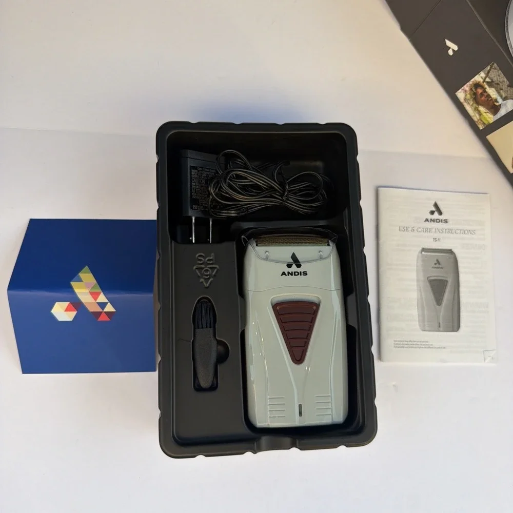 Andis Gold Titanium Foils Cord/Cordless Shaver Professional#17235 Tested